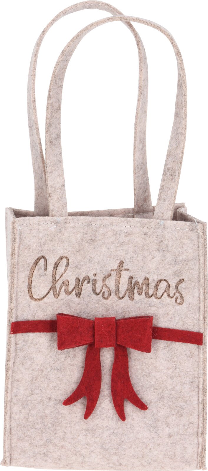 GAVEPOSE MED HANK 14 X 7 X 18 CM  HVID MED RD SLJE