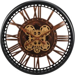 V�GUR MED ROTERENDE V�RK �50 CM � BRUN OG SORT