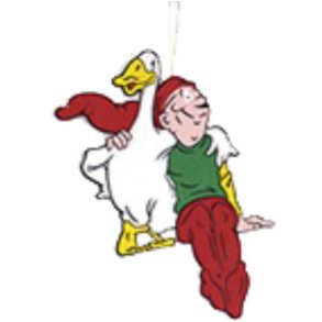 BRAMMING TR NISSE SIDDENDE MED GS OG HYGGER  40 CM