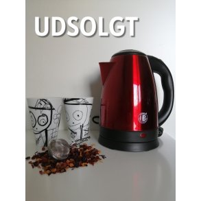 HERZBERG HG-5011 ELKEDEL 1,8L 1500W I RUSTFRIT ST�L � R�D