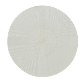 DKKESERVIETTE RUND 38 CM  CREME 