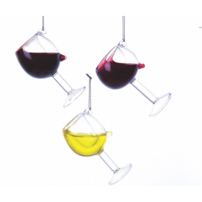 3 VINGLAS ORNAMENTER