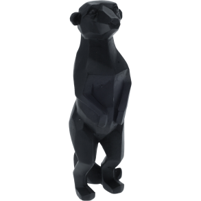 SURIKAT GEOMETRISK 18,5 CM  SORT