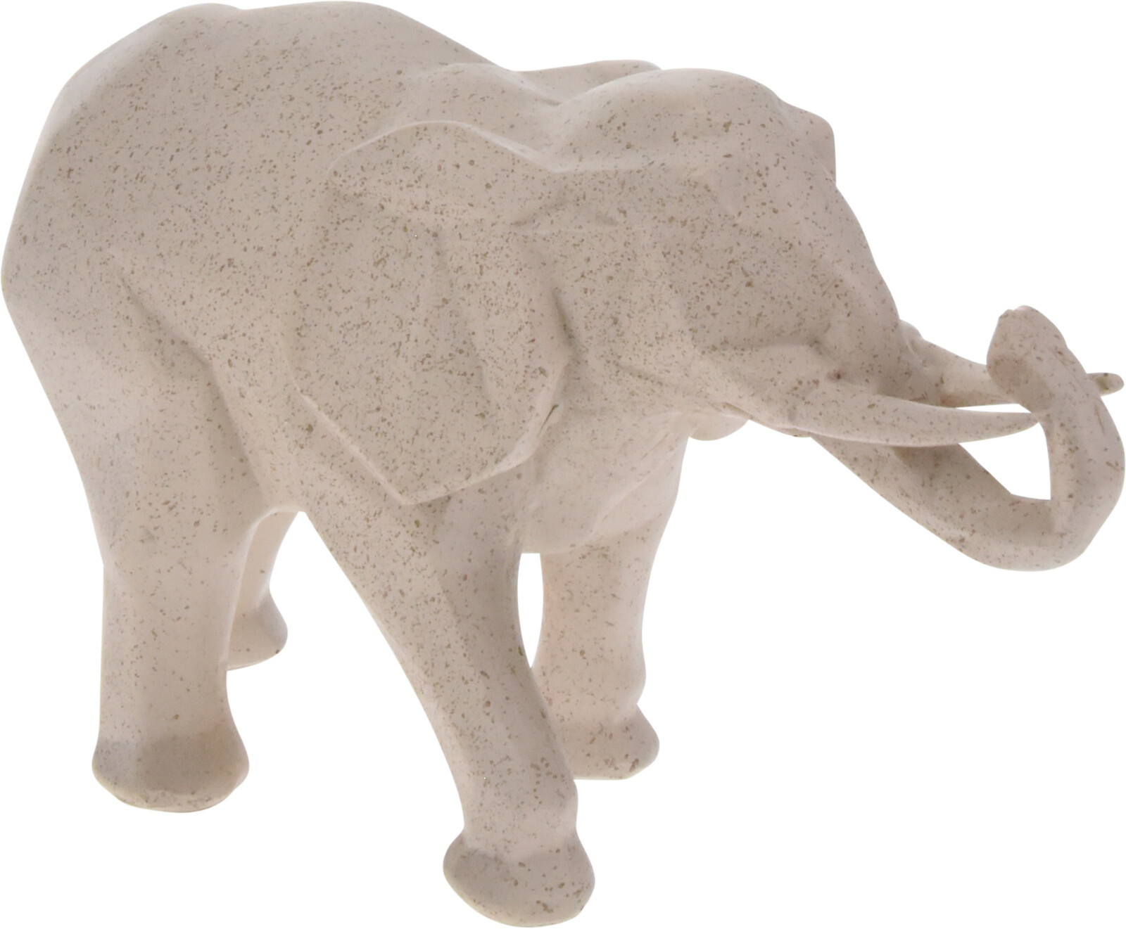 ELEFANT GEOMETRISK 15 CM  SAND