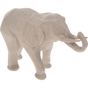 ELEFANT GEOMETRISK 15 CM  SAND
