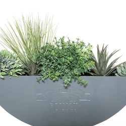 RUNDT PLANTEOPH�NG MED KUNSTIG PLANTER D44 CM � GR�