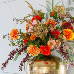 BERRY BRANCH L STILK H91 CM  RD