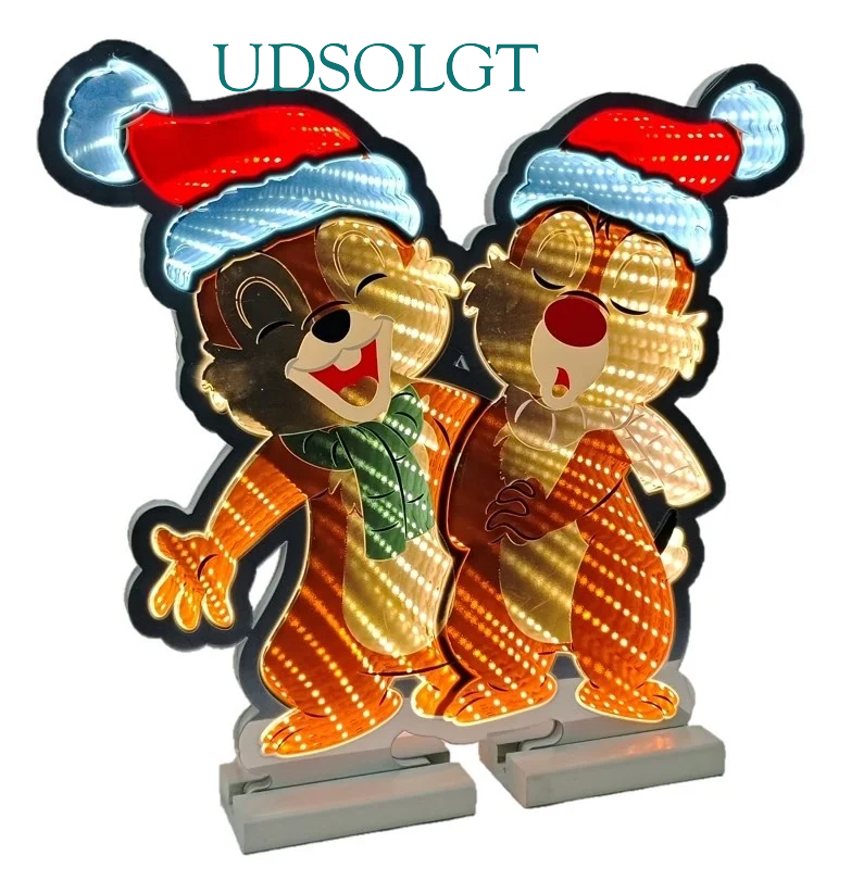 DISNEY CHIP OG CHAP INDENDRS JULEBELYSNING  H40 CM