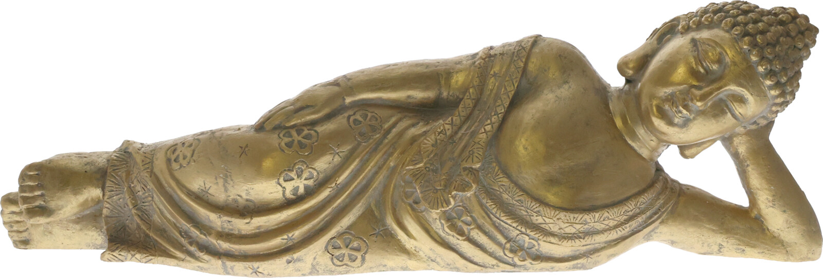 BUDDHA LIGGENDE MGO  GULD