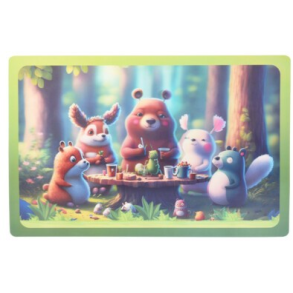 DKKESERVIETTE 42 X 28 CM  BJRNEFAMILIE 