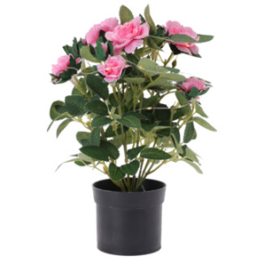 ROSENBLOMST MED 20 STK MICRO LED LYS  PINK