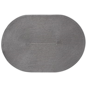 ELEGANT OVAL DKKESERVIET 44 X 29 CM  GR