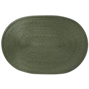 ELEGANT OVAL DKKESERVIET 44 X 29 CM  GRN
