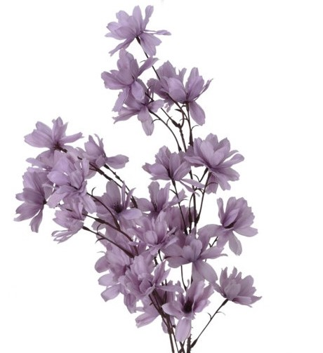 KUNSTIG BLOMSTERGREEN H98 CM  LILLA 