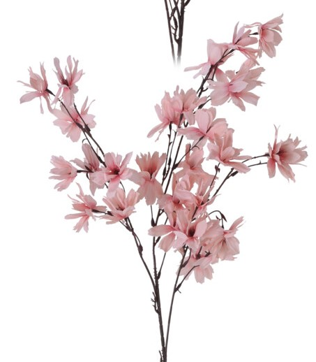 KUNSTIG BLOMSTERGREEN H98 CM  ROSA 