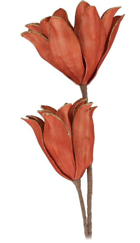 PROTEA GREEN H87 CM  RUSTFARVET