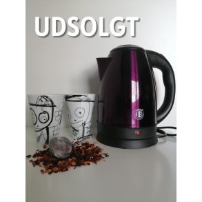 HERZBERG HG-5011 ELKEDEL 1,8L 1500W I RUSTFRIT ST�L � LILLA