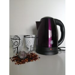 HERZBERG HG-5011 ELKEDEL 1,8L 1500W I RUSTFRIT STL  LILLA