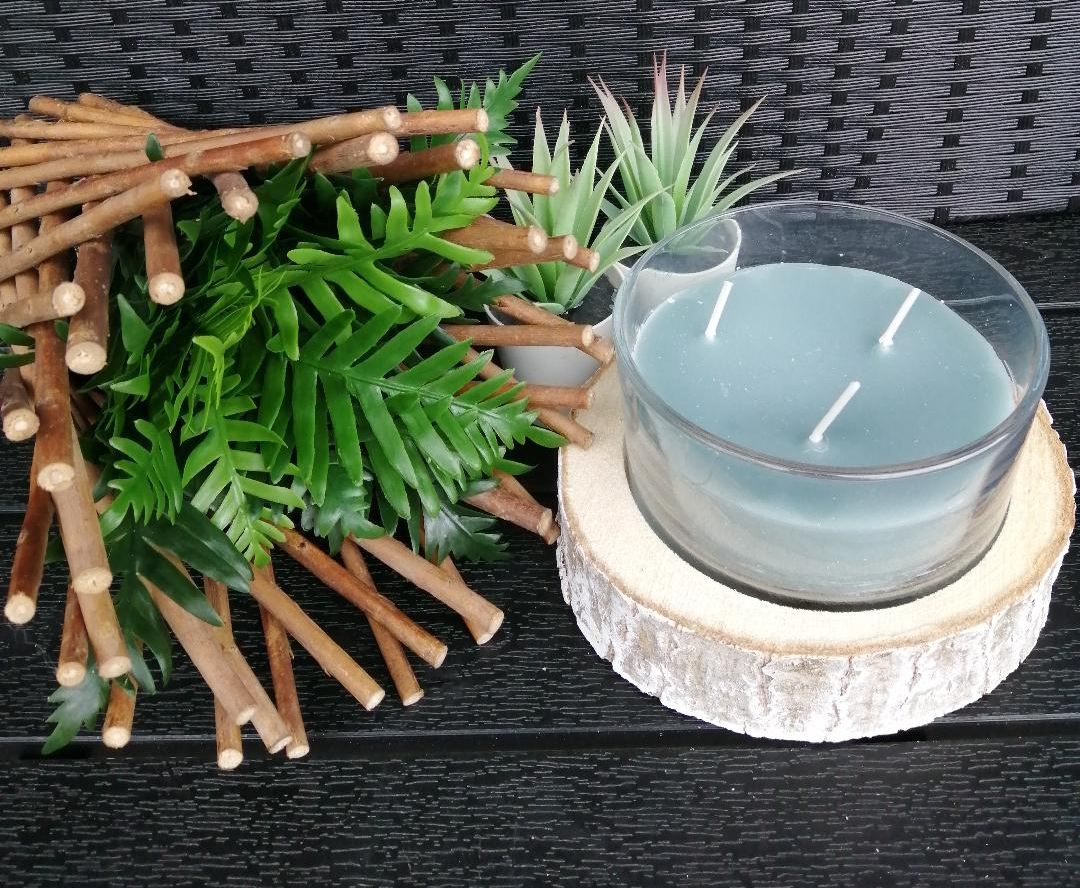 3 I 1 ELEGANT LYSESTAGE KOMBINATION LYS, GLAS OG TR  GRN