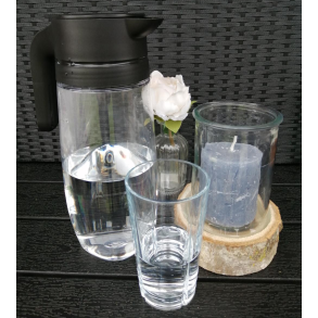 3 I 1 ELEGANT HJ LYSESTAGE KOMBINATION LYS, GLAS OG TR  BL