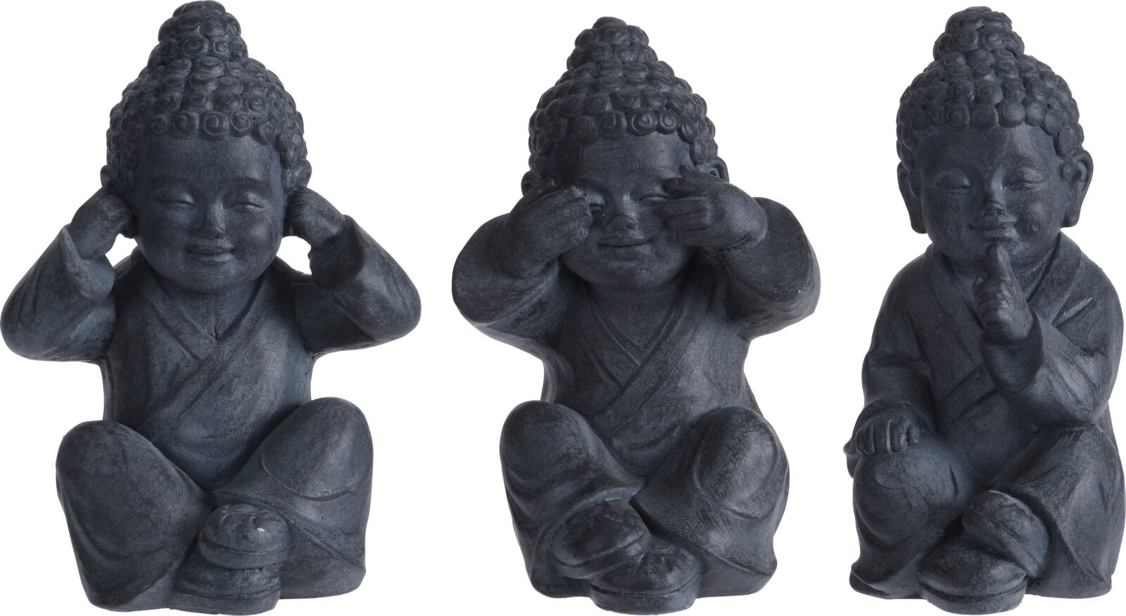 BUDDHA IKKE SE / HRE / TALE  17 CM