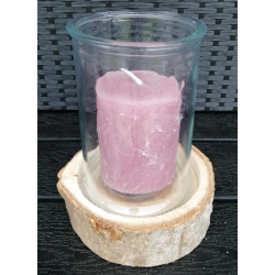 3 I 1 ELEGANT HJ LYSESTAGE KOMBINATION LYS, GLAS OG TR  ROSA